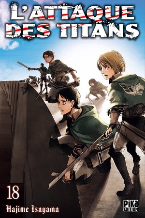 couverture, jaquette L'Attaque des Titans 18  (pika) Manga