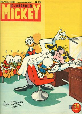 couverture, jaquette Le journal de Mickey 234  (Disney) Magazine