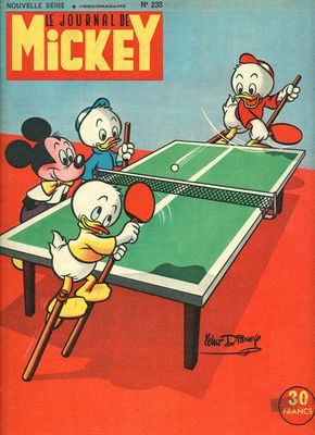 couverture, jaquette Le journal de Mickey 238  (Disney) Magazine