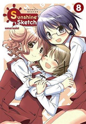 couverture, jaquette Hidamari Sketch 8 USA (Yen Press) Manga
