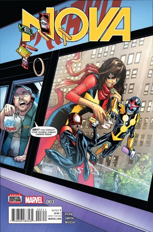couverture, jaquette Nova 3  - Issue 3Issues V6 (2015 - 2016) (Marvel) Comics