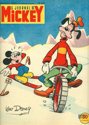 couverture, jaquette Le journal de Mickey 244  (Disney) Magazine