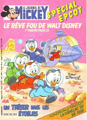 couverture, jaquette Le journal de Mickey 1581  (Disney) Magazine