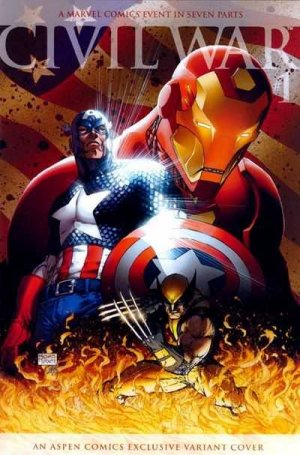 Civil War 1 - Things Turn Ugly (Aspen Comics Exclusive variant cover by Michael Turner)