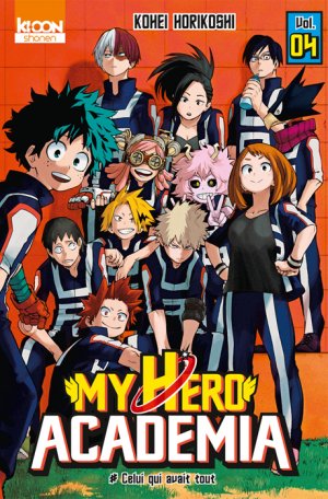 couverture, jaquette My Hero Academia 4  (Ki-oon) Manga