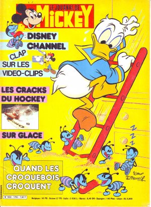 couverture, jaquette Le journal de Mickey 1705  (Disney) Magazine