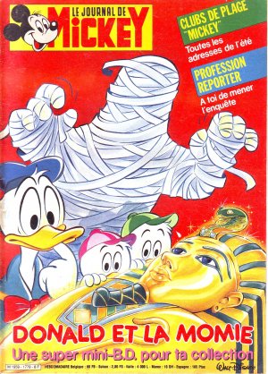 couverture, jaquette Le journal de Mickey 1779  (Disney) Magazine