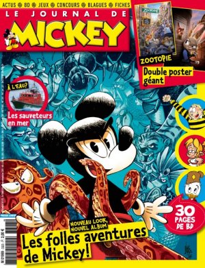 couverture, jaquette Le journal de Mickey 3323  (Disney) Magazine