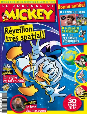 couverture, jaquette Le journal de Mickey 3315  (Disney) Magazine