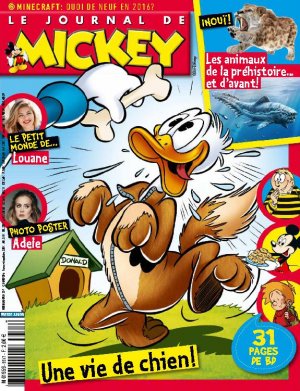 couverture, jaquette Le journal de Mickey 3317  (Disney) Magazine
