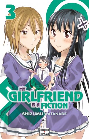 couverture, jaquette My girlfriend is a fiction 3  (Delcourt Manga) Manga