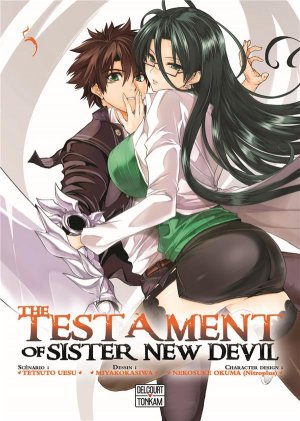 couverture, jaquette The testament of sister new devil 5  (Delcourt Manga) Manga