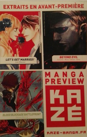 Manga Preview Kazé édition Simple