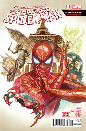 couverture, jaquette The Amazing Spider-Man 9  - Scorpio Rising Part 1: One-Way TripIssues V4 (2015 - 2017) (Marvel) Comics