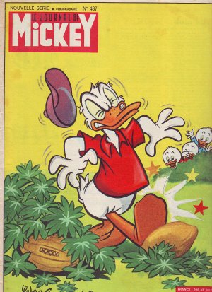 couverture, jaquette Le journal de Mickey 487  (Disney) Magazine