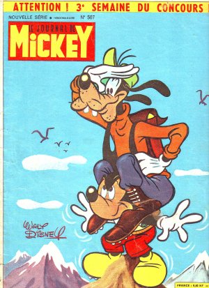 couverture, jaquette Le journal de Mickey 507  (Disney) Magazine