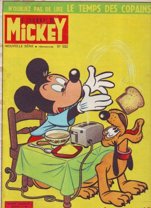 couverture, jaquette Le journal de Mickey 553  (Disney) Magazine