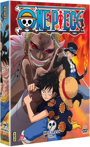 couverture, jaquette One Piece 4 DVD - Saison 13 - Dressrosa (Kana home video) Série TV animée