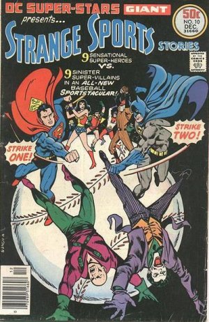 DC Super-Stars 10 - Presents Strange Sports Stories