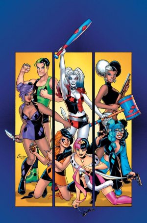 Harley Quinn and her gang of Harleys 1