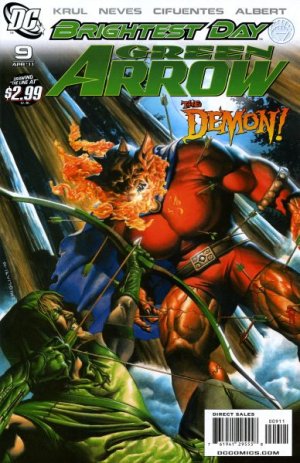couverture, jaquette Green Arrow 9  - Demon SeedIssues V4 (II) (2010 - 2011) (DC Comics) Comics