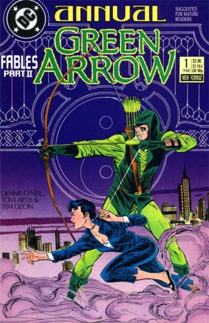 couverture, jaquette Green Arrow 1  - Fables, Part II: Lesson for a CrabIssues V2 - Annuals (1988 - 1995) (DC Comics) Comics