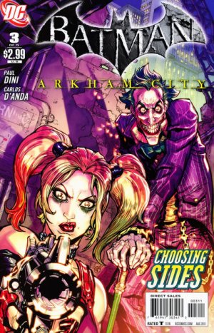 couverture, jaquette Batman - Arkham City 3  - Choosing SidesIssues V1 (2011) (DC Comics) Comics
