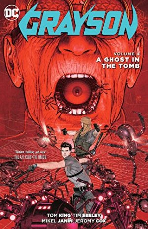 couverture, jaquette Grayson 4  - A Ghost in the TombTPB softcover (souple) (DC Comics) Comics