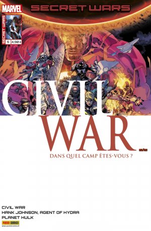 couverture, jaquette Secret Wars - Civil War 5 Kiosque (2016) (Panini Comics) Comics