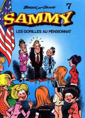 couverture, jaquette Sammy 7  - Les gorilles au pensionnat (dupuis) BD