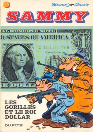 couverture, jaquette Sammy 8  - Les gorilles et le roi Dollar (dupuis) BD