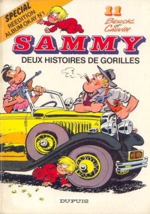 couverture, jaquette Sammy 11  - Deux histoires de gorilles (dupuis) BD