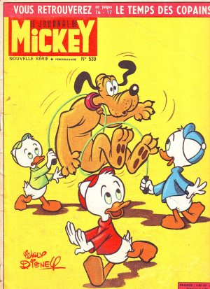 couverture, jaquette Le journal de Mickey 539  (Disney) Magazine