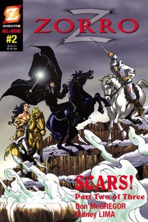 couverture, jaquette Zorro 2  - Scars! : Part 2Issues V3 (2005) (Papercutz) Comics