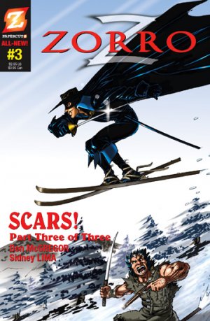 couverture, jaquette Zorro 3  - Scars! : Part 3Issues V3 (2005) (Papercutz) Comics