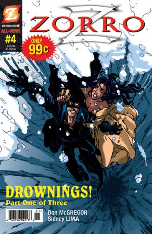 couverture, jaquette Zorro 4  - Drownings! : Part 1Issues V3 (2005) (Papercutz) Comics