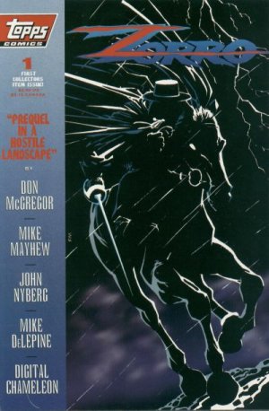 couverture, jaquette Zorro 1  - Prequel In a Hostile LandscapeIssues V2 (1993 - 1994) (Topps Comics) Comics