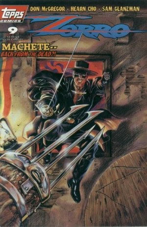 couverture, jaquette Zorro 9  - Screams To the Night SkiesIssues V2 (1993 - 1994) (Topps Comics) Comics