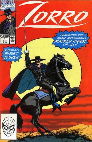couverture, jaquette Zorro 1  - Genesis!Issues V1 (1990 - 1991) (Marvel) Comics