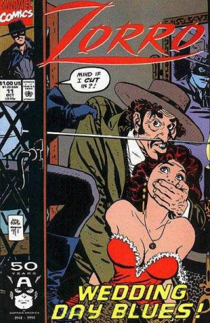 couverture, jaquette Zorro 11  - Engagement With DeathIssues V1 (1990 - 1991) (Marvel) Comics