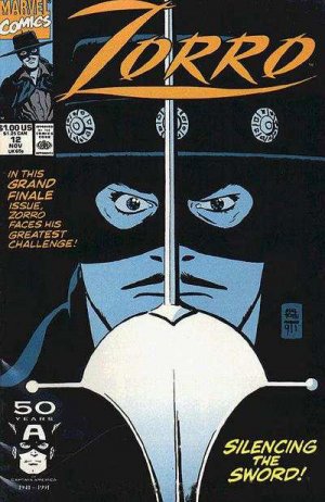 couverture, jaquette Zorro 12  - Saints and SinnersIssues V1 (1990 - 1991) (Marvel) Comics