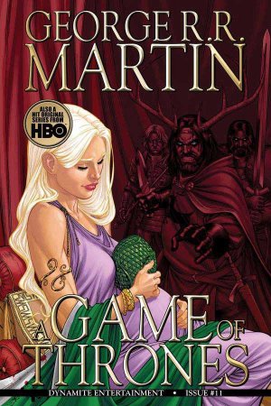 couverture, jaquette A Game of Thrones - Le Trône de Fer 11 Issues (Dynamite Entertainment) Comics