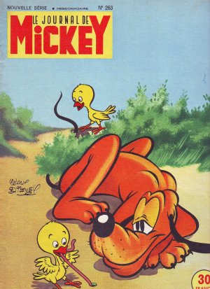 couverture, jaquette Le journal de Mickey 263  (Disney) Magazine