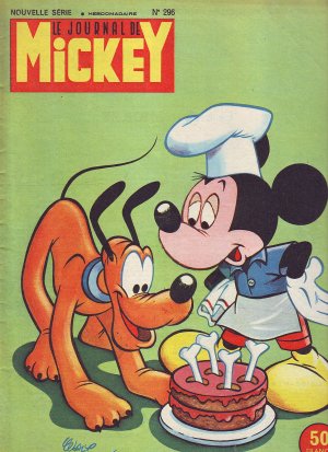 couverture, jaquette Le journal de Mickey 296  (Disney) Magazine