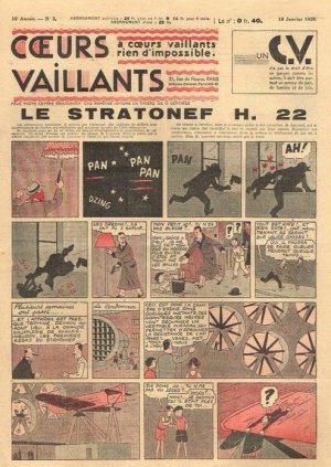 Coeurs vaillants édition Année 1938 - Vaillant