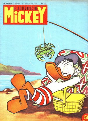 couverture, jaquette Le journal de Mickey 327  (Disney) Magazine