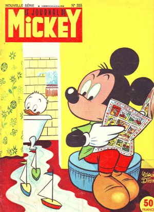 couverture, jaquette Le journal de Mickey 355  (Disney) Magazine