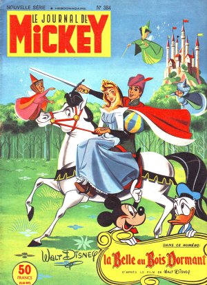couverture, jaquette Le journal de Mickey 384  (Disney) Magazine