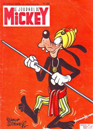 couverture, jaquette Le journal de Mickey 396  (Disney) Magazine