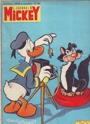 couverture, jaquette Le journal de Mickey 489  (Disney) Magazine